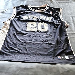 Vintage Manu Ginobili Adidas Spurs Jersey sz XL